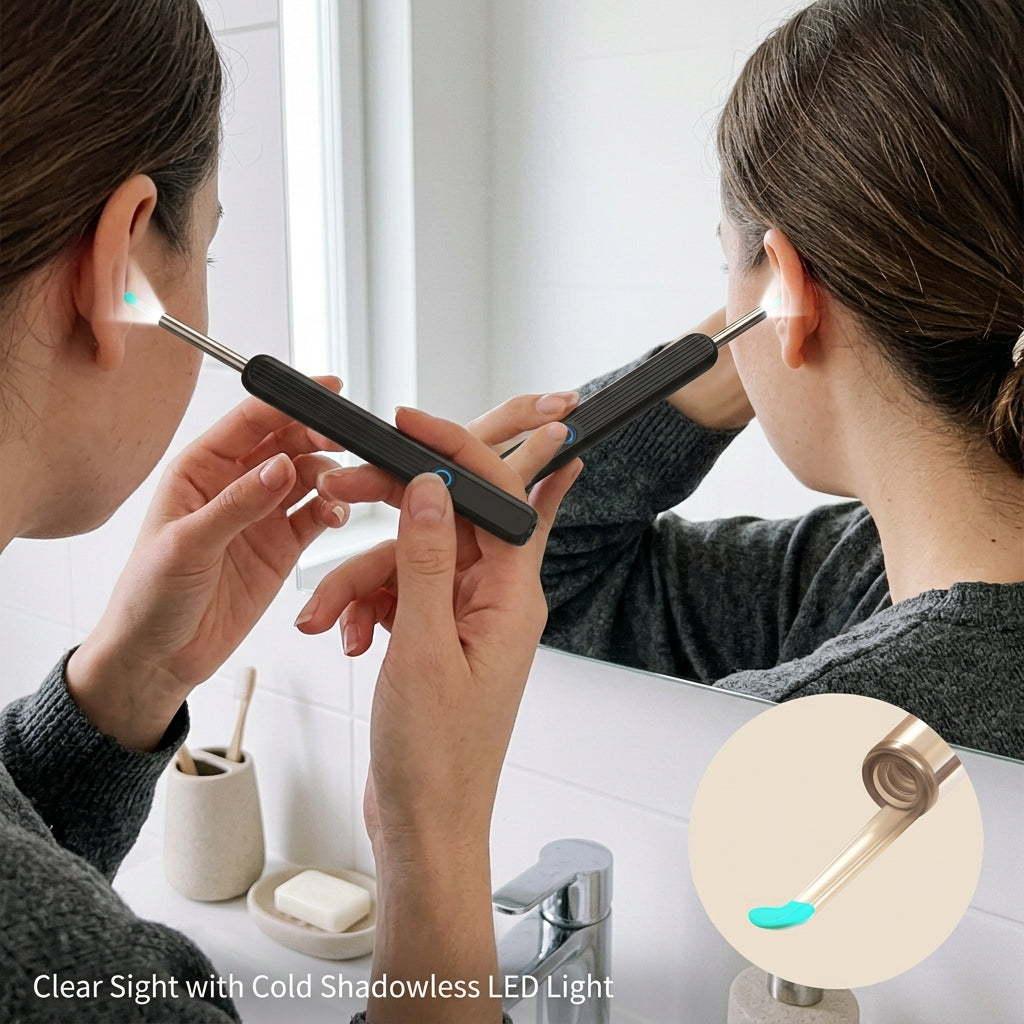 Smart Visual Ear Cleaner : Doctor Approved Ear Health Technology