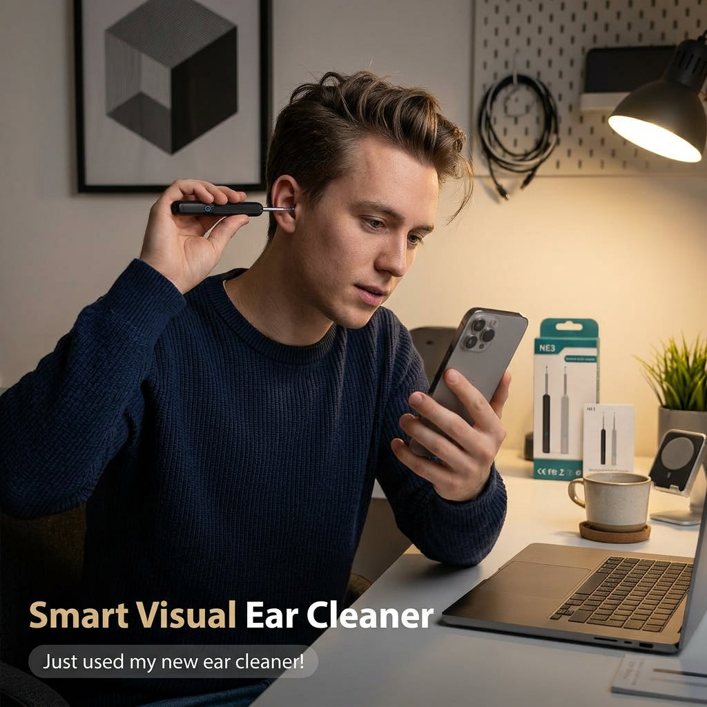 Smart Visual Ear Cleaner : Doctor Approved Ear Health Technology