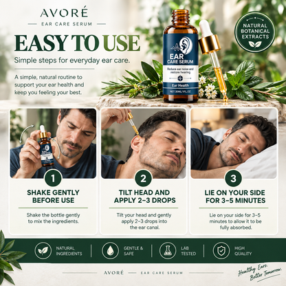 AVORE EarEase Tinnitus Relief & Ear Support
